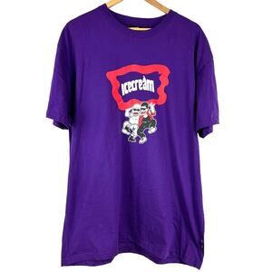 Icecream NWT Men's Purple Short Sleeve Pals T-Shirt Size 2XL 100% Cotton